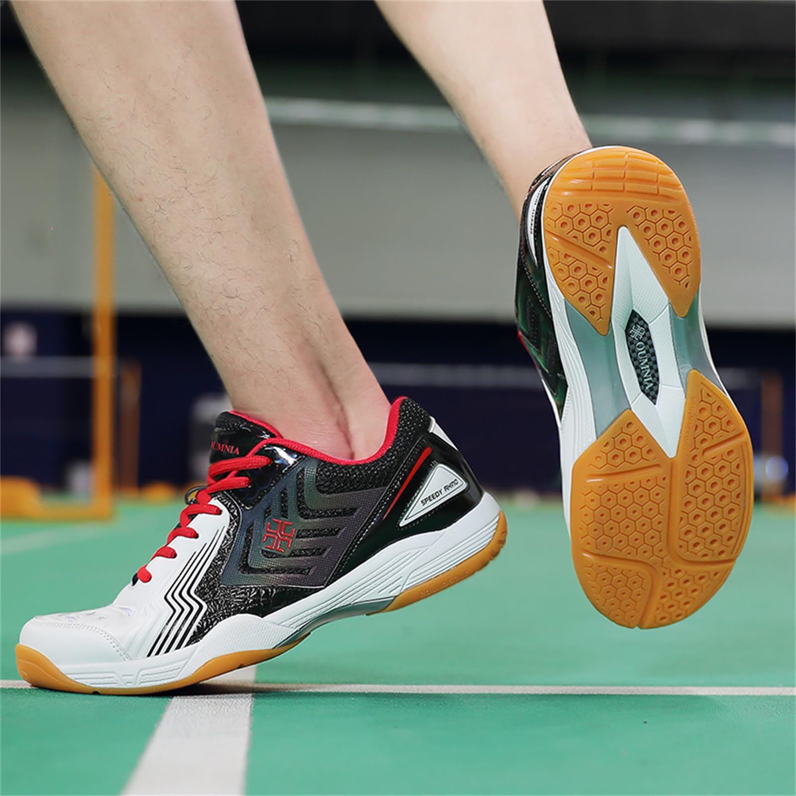 Męskie buty do badmintona pickleball tenisówki antypoślizgowe lekkie buty sportowe do gry w hali