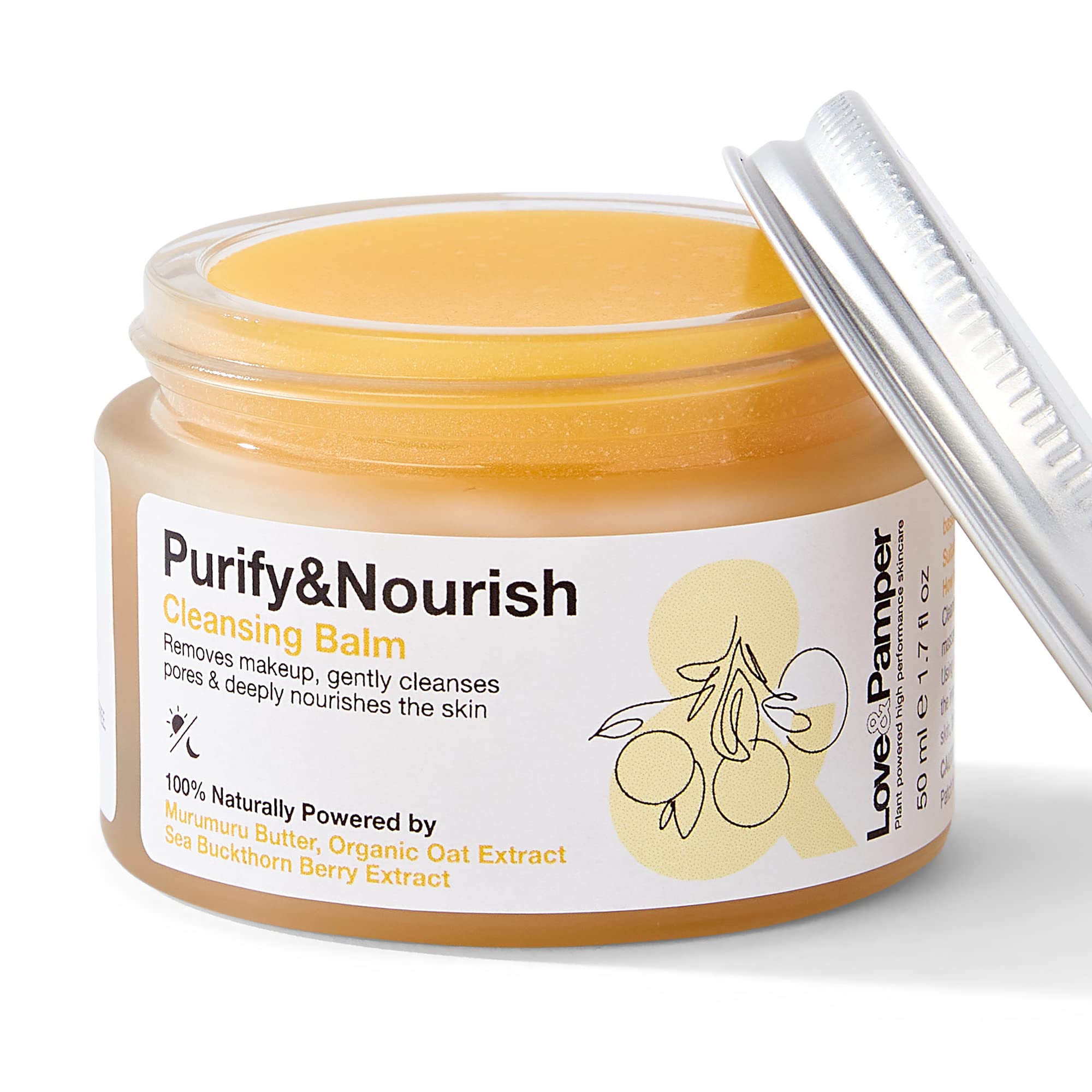 Buy 100 POWERED Daily Cleansing Balm Natural Hydrating Makeup