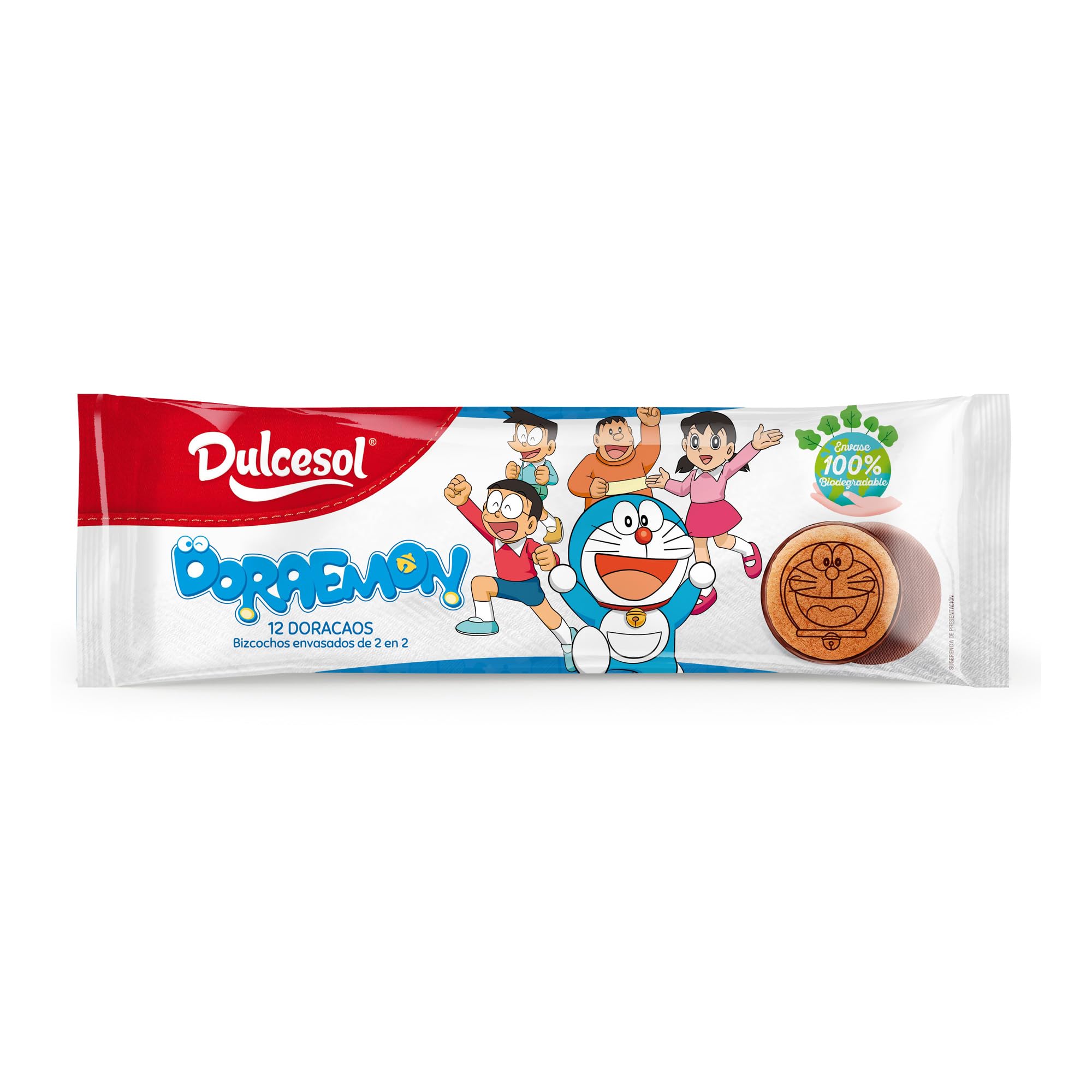 Dulcesol Lunas Extramini Doraemon | Mini | Niños | Para El Estudio - 12 uds - 180 g