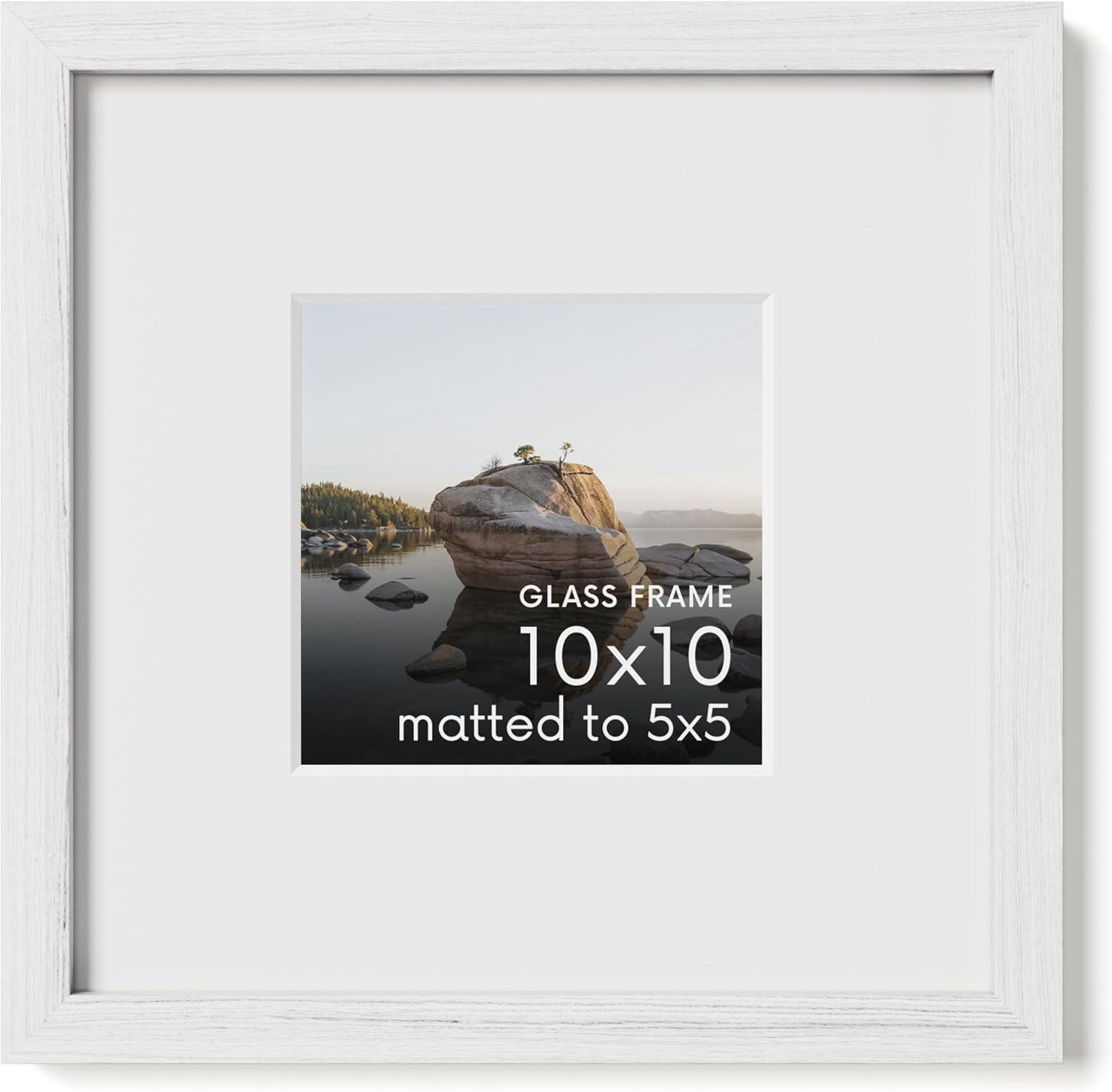 Haus and Hues 10x10 Picture Frame with Real Glass and