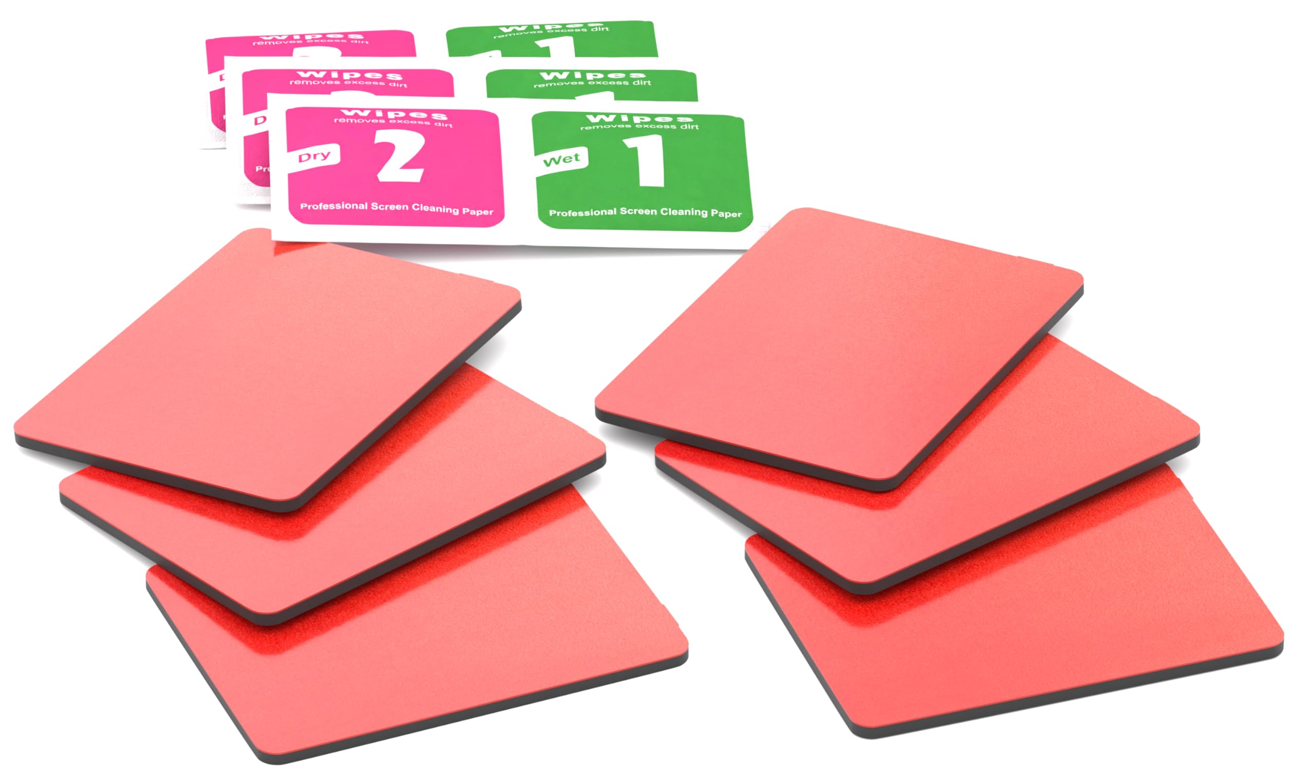 Double Sided Adhesive Pads Compatible with GoPro Helmet Mounts, Nextbase/Blackvue Dashcam Spare Replacement Set (Pack of 6)