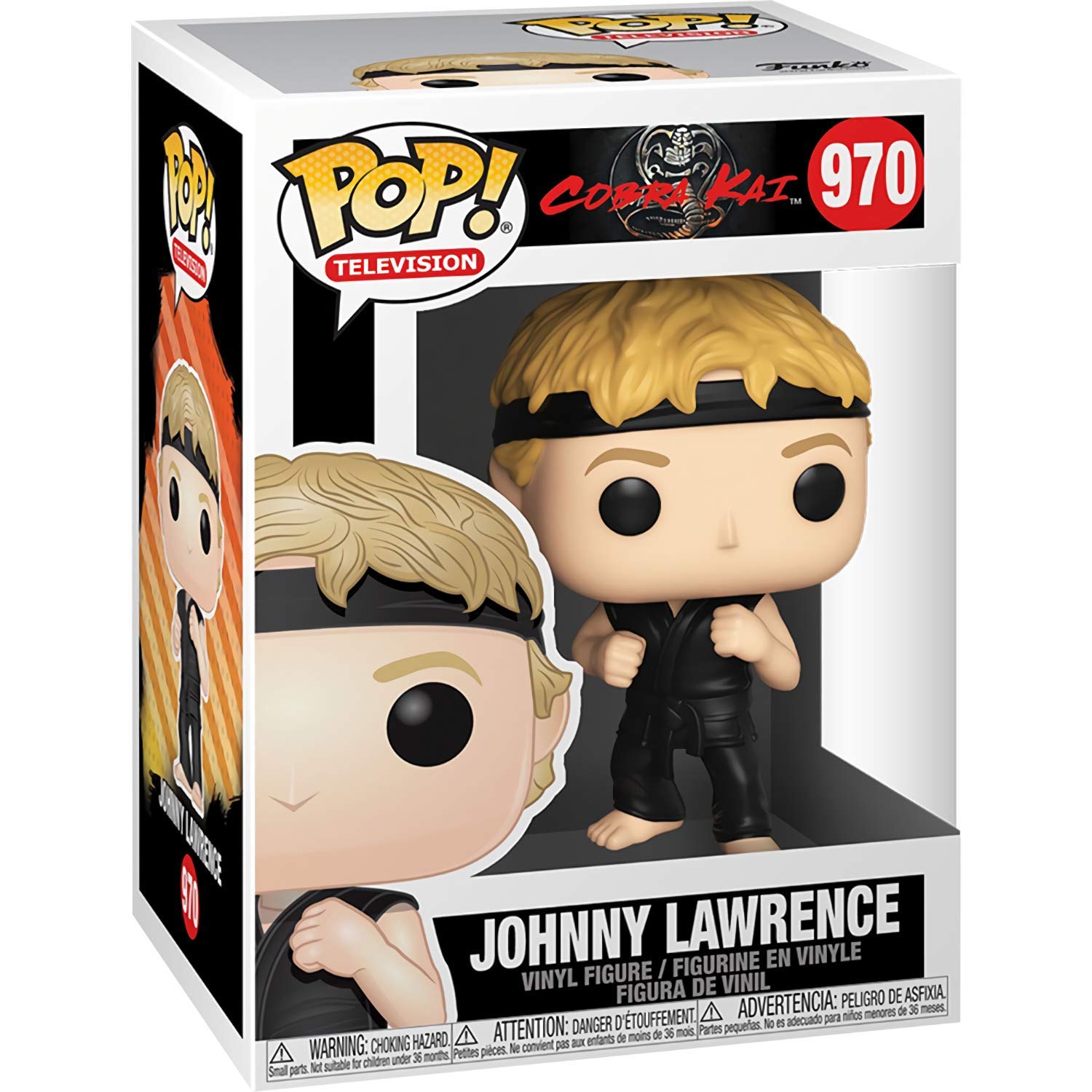 Johnny Lawrence: Funk o Pop! TV Vinyl Figure Bundle with 1 Compatible 'ToysDiva' Graphic Protector (970 - 46926 - B)