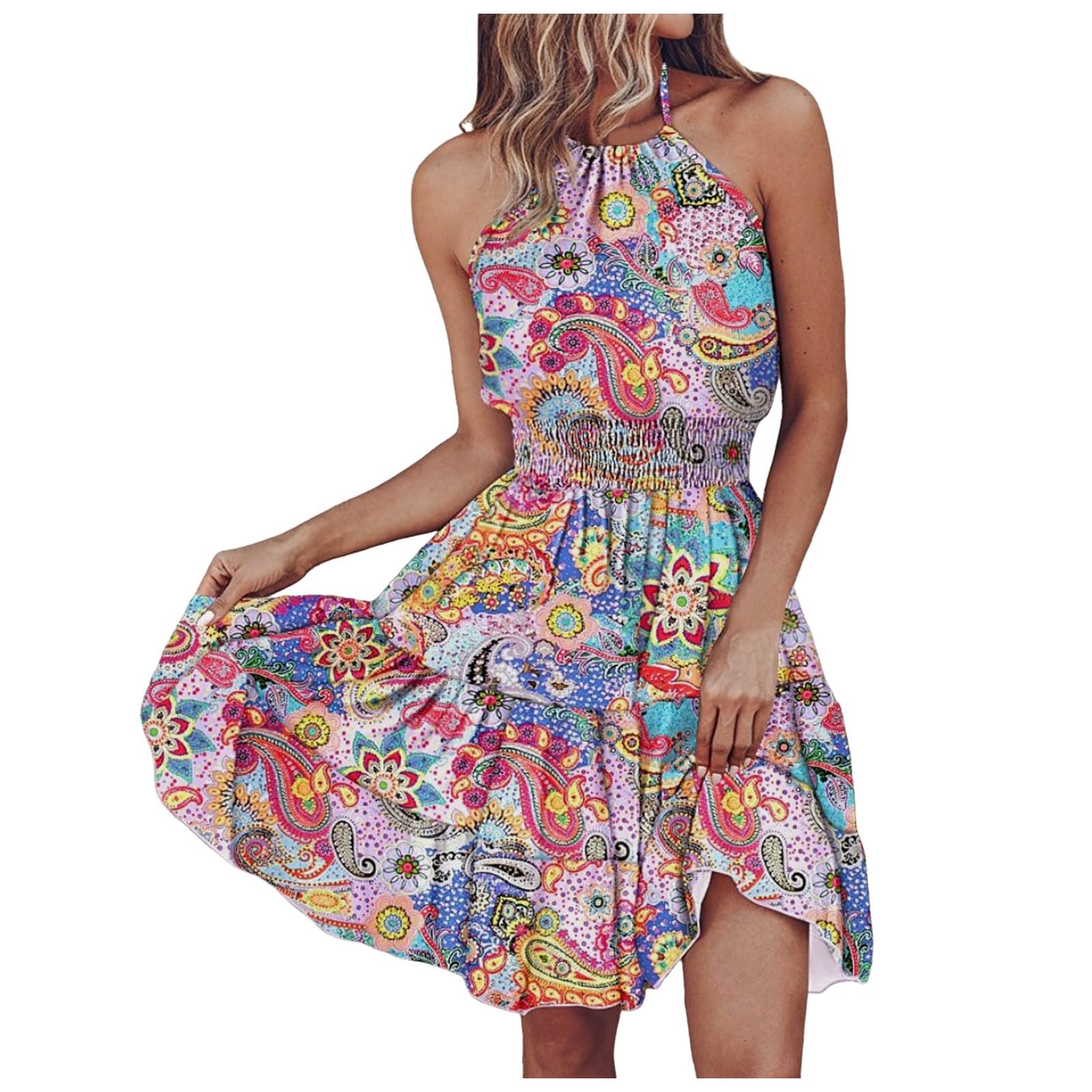 Generic Vestidos Verano Mujer 2024 Largos Vestidos Fresquitos Verano Vestido Bebe NiñA Invierno Vestidos Comunion NiñA 2024 Vestidos Primavera Verano # Faldas Mujer Elegantes De Vestir