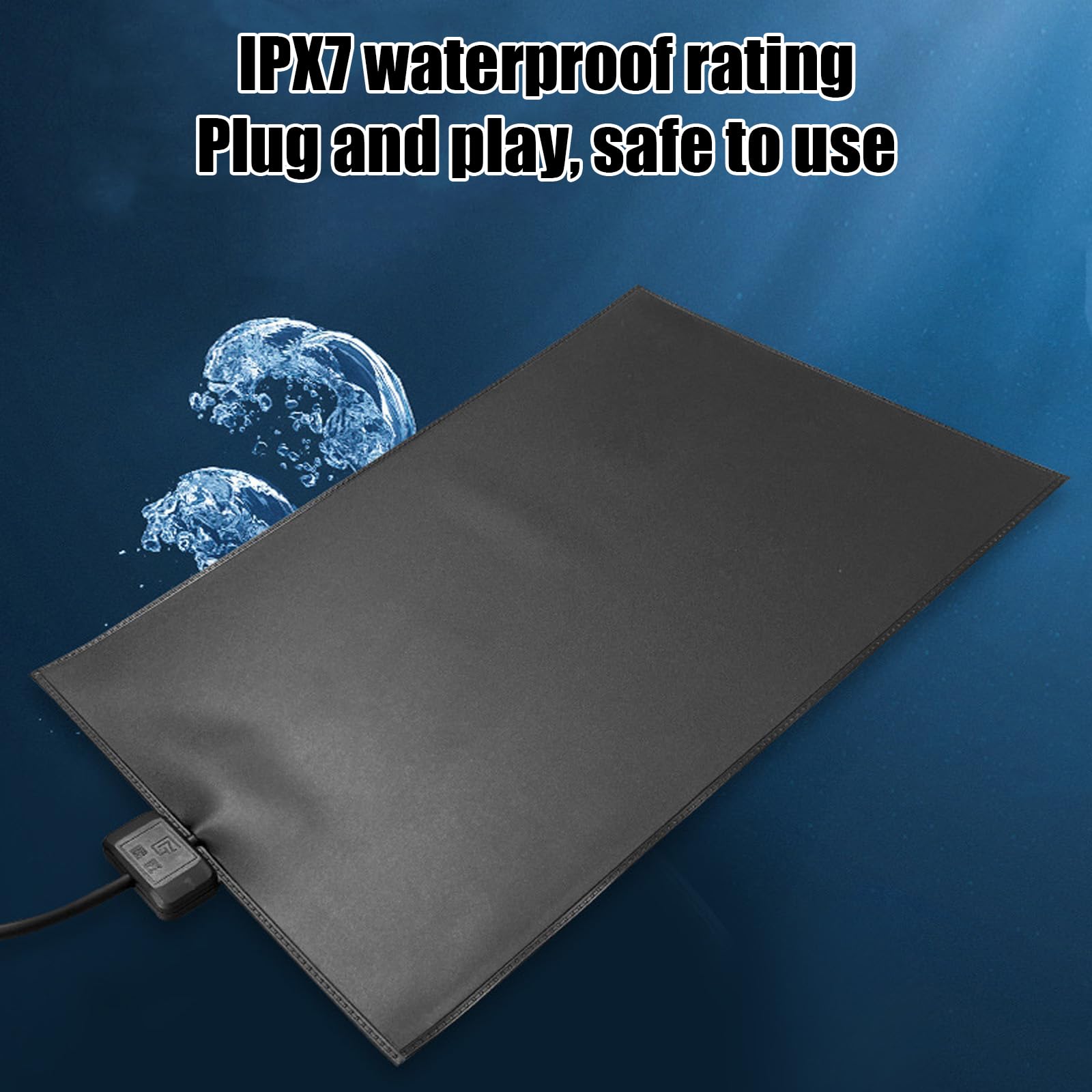 Wärmestuft Reptil Pflanze Garten Pflanze Heizung Unterlage Propagator, Für Schildkröten, Eidechse, Frosch Und Andere Reptilien 20 * 45cm(25W)