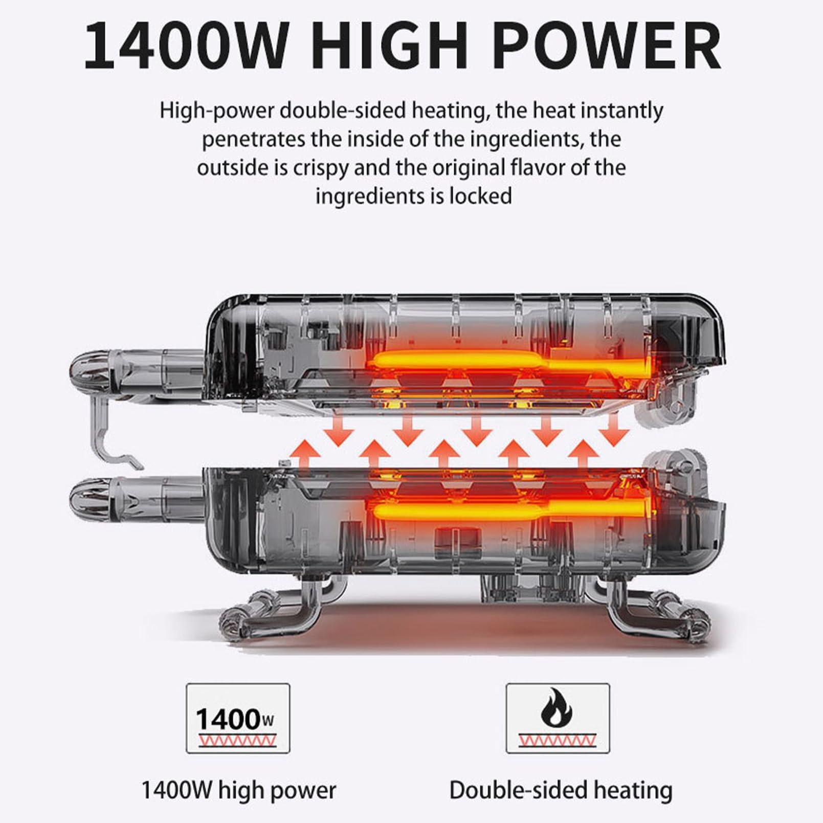 Macchina per Biscotti Elettrica, Stampo per Biscotti da 140 W, Biscottiera Antiaderente con Indicatore Led, Prepara 4 Pancake di Forme Diverse, per Dessert per la Colazione