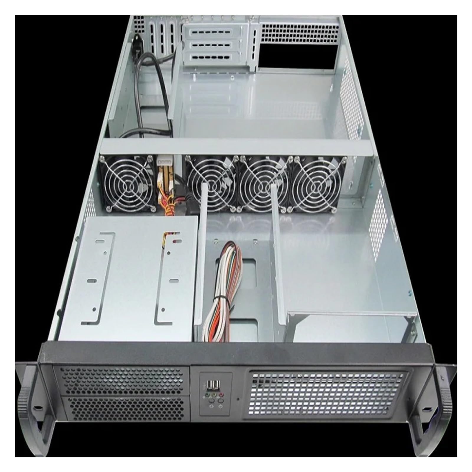 Obudowa przemysłowa 2U550mm Kompatybilny zasilacz 2U ATX płyta główna serwer obudowa komputera