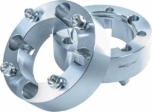 Miniatura 6 de High Lifter Espaciadores de rueda UTV para modelos CFMOTO y Yamaha, un par, 2 pulgadas de ancho, patrón de pernos 4x110, paso de rosca M12x1.25