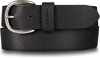 Women's Casual Leather Belts with Durable Metal Buckle