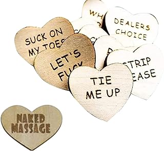 Funny Tokens, Date Night Activity Tokens,Date Night Activity Tokens Romantic Funny Sex Token Gift for Couples Bachelorette Party Game, Cute Couples Idea, Funny Gift for Husband Boyfriend Lover for Him (Love)