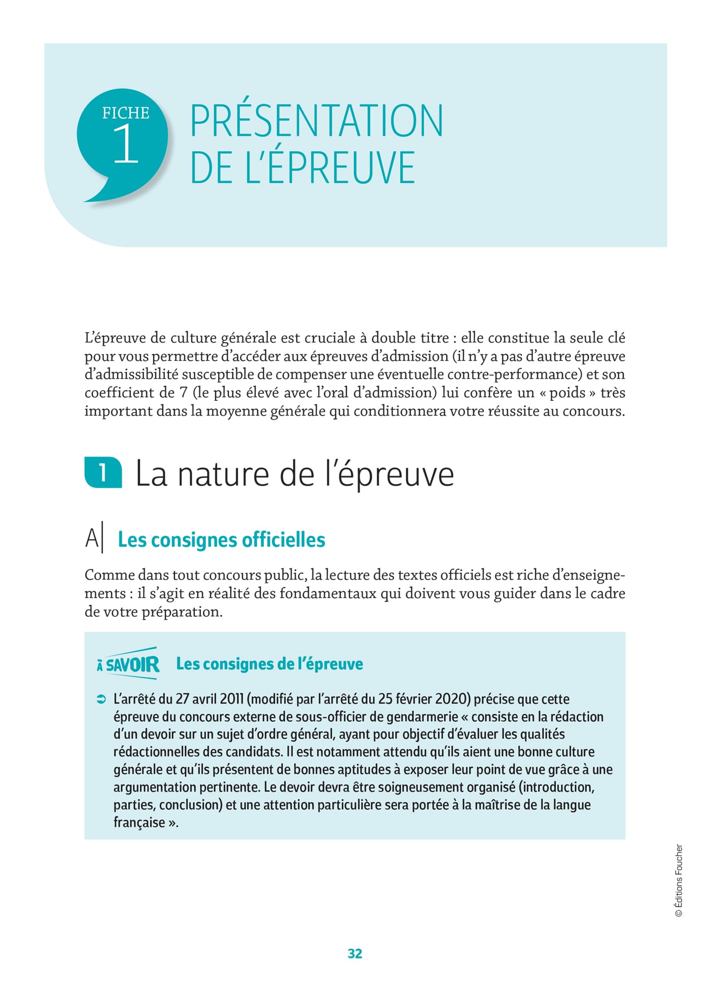 Réussite Concours - Sous-officier de gendarmerie - 2026-2027- Préparation complète