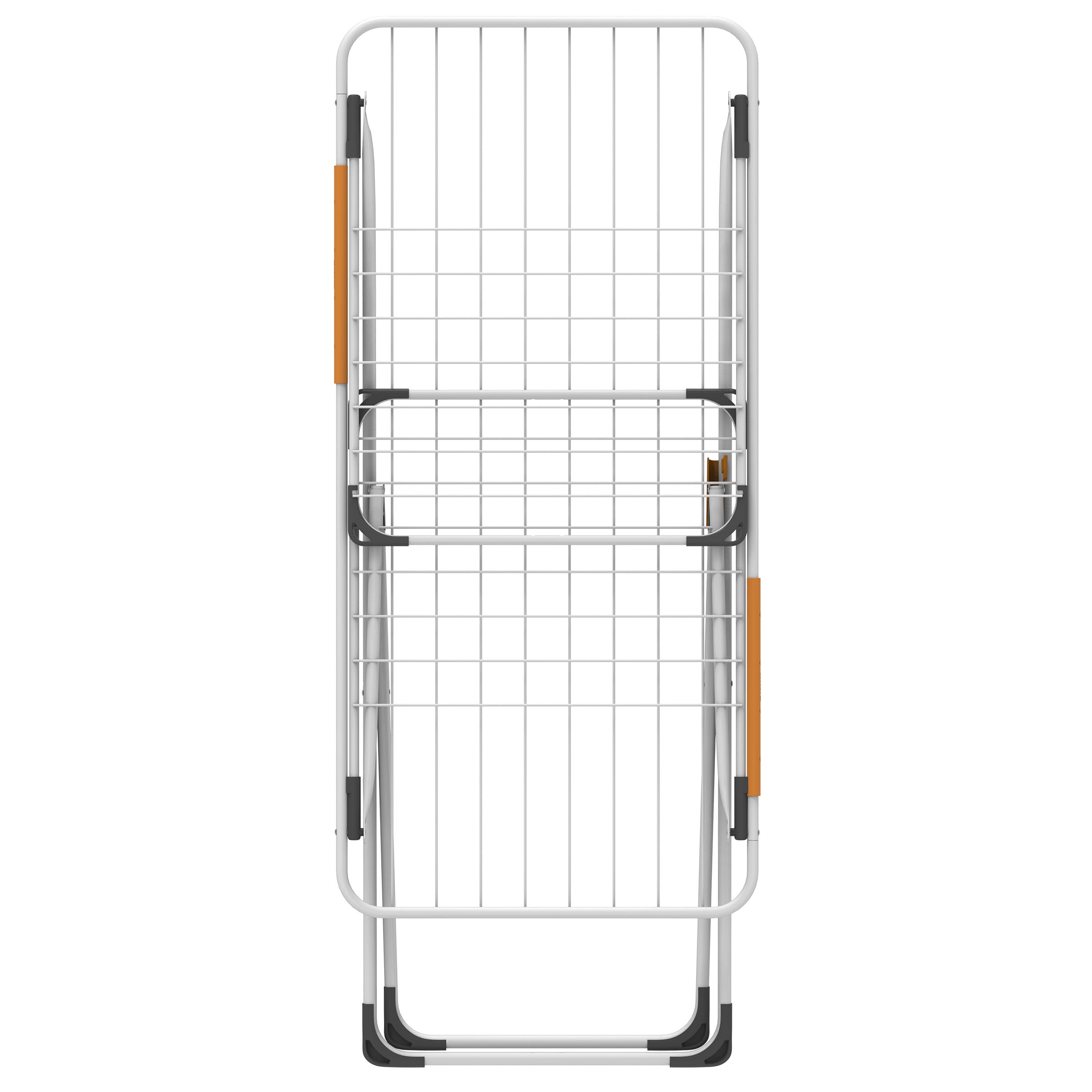 Rörets - Wäscheständer Level White - 20m Trockenlänge & Verriegelbare Flügel - 52x176x96 cm - Wäschentrocken mit Qualität und Funktionalität von Schwedens führender Wächeständermarke
