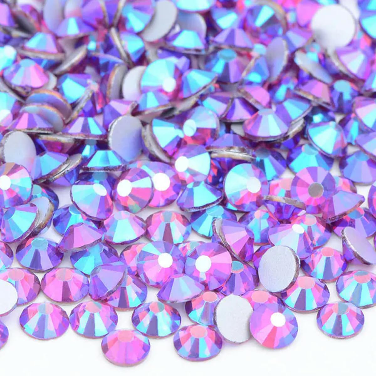 CIVIOOH SS6 SS8 SS10 SS12 SS16 SS20 SS30 Flatback Glass Rhinestones Clear Crystal AB Nail Strass Non-Hotfix Stone DIY Crafts