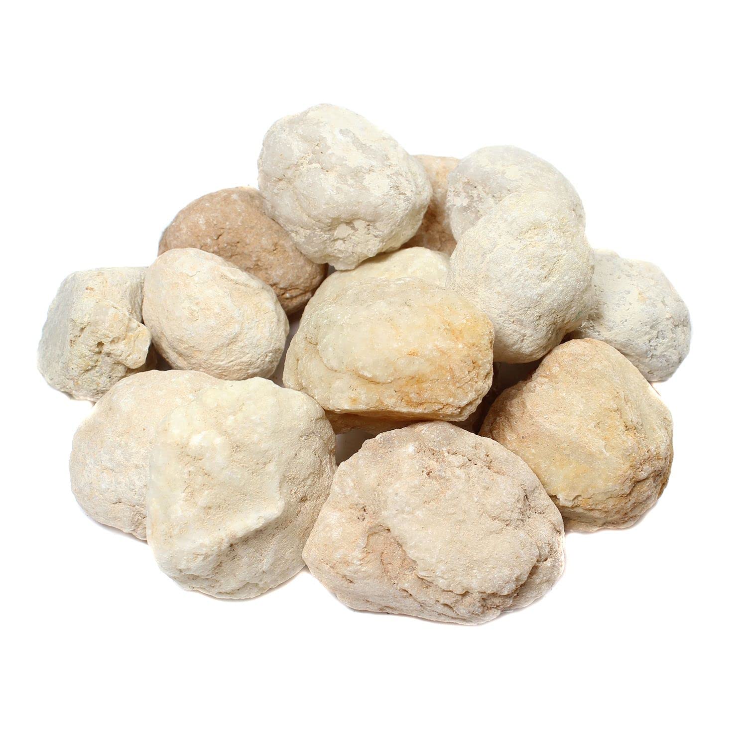 Quartz Geodes - Unbroken - Break Open Your Own Geode - Natural Crystal Caves - UK Seller (Craft and Design UK) (H. 1 Kilo mix (11-13 geodes))