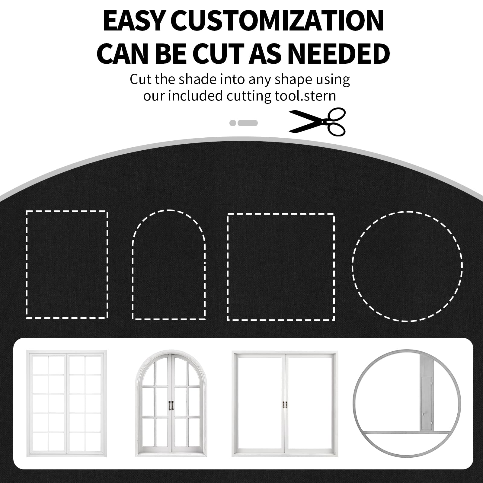 Verduisteringsstof voor ramen, 1 m x 1,5 m, dakraam, verduistering, zonwering, raamverduistering, binnen, verduisterende stof, draagbaar, reizen, verduisterend rolgordijn zonder boren, voor schuine