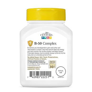 COMPLEX　b Spring Valley B-50 Complex Dietary Supplement Timed-Release