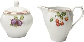 CreaTable, 17035, Série Flora Orchard, sucrier et crémier