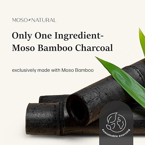 Vista 8 de Moso Natural Bolsa purificadora de aire de 7.05 oz (paquete de 5). Un eliminador de olores sin olor para automóviles, armarios, baños, áreas