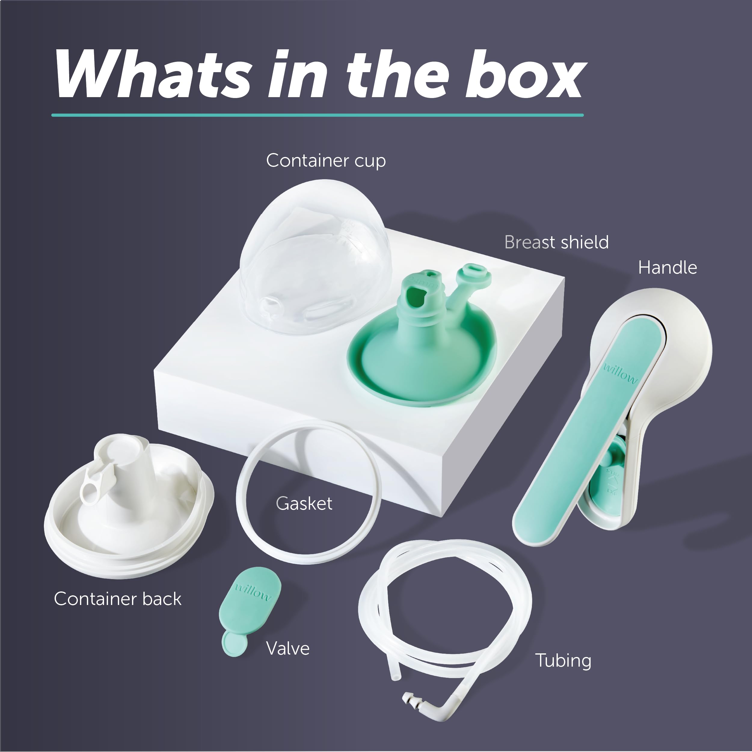 Elvie Wave, tragbare manuelle Milchpumpe – freihändige Handpumpe in der Brille, ergonomischer Griff, 2-Modi-Stimulation und Ausdruck, Spritzschutz, kein Aufladen erforderlich, tragbare Stillutensilien