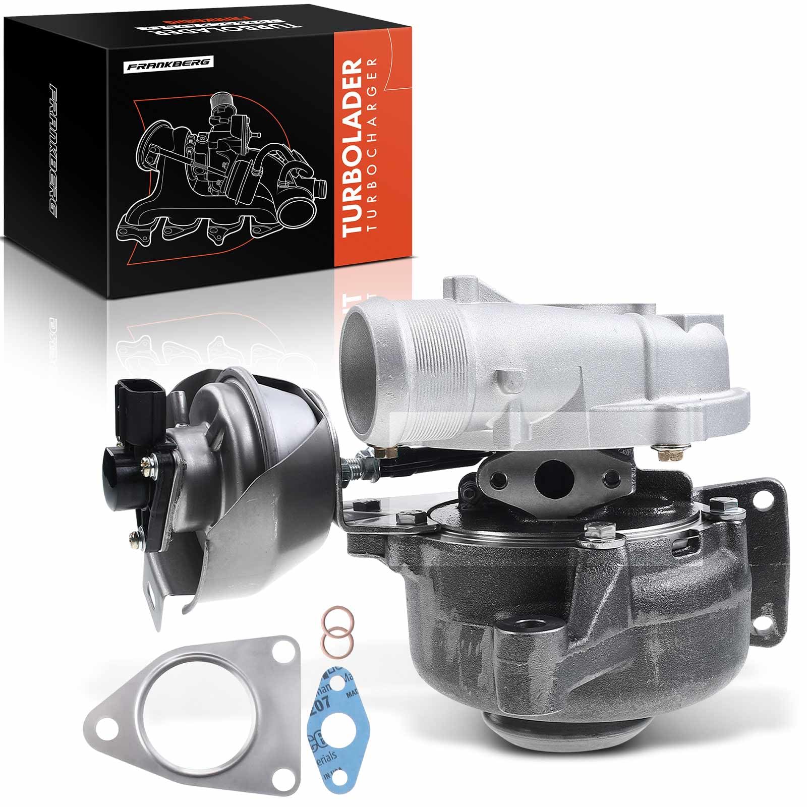 Frankberg Turbocompressore 1483819 | Compatibile con: S80 II 124, Galaxy WA6, C-Max DM2, S40 II 544, S-Max WA6, C30 533, Mondeo IV Berlina BA7, V50 545