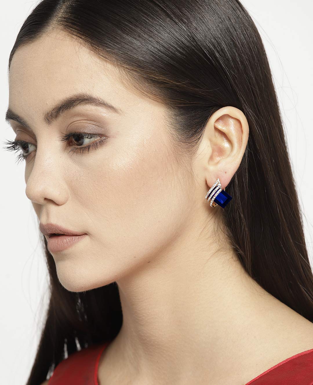 Fashionable Women's Plated Earrings