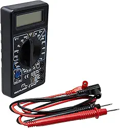 Multimetro Digital Corrente Ac/dc Tensao 200m~1000v Bateria 9v Multilaser - AU325