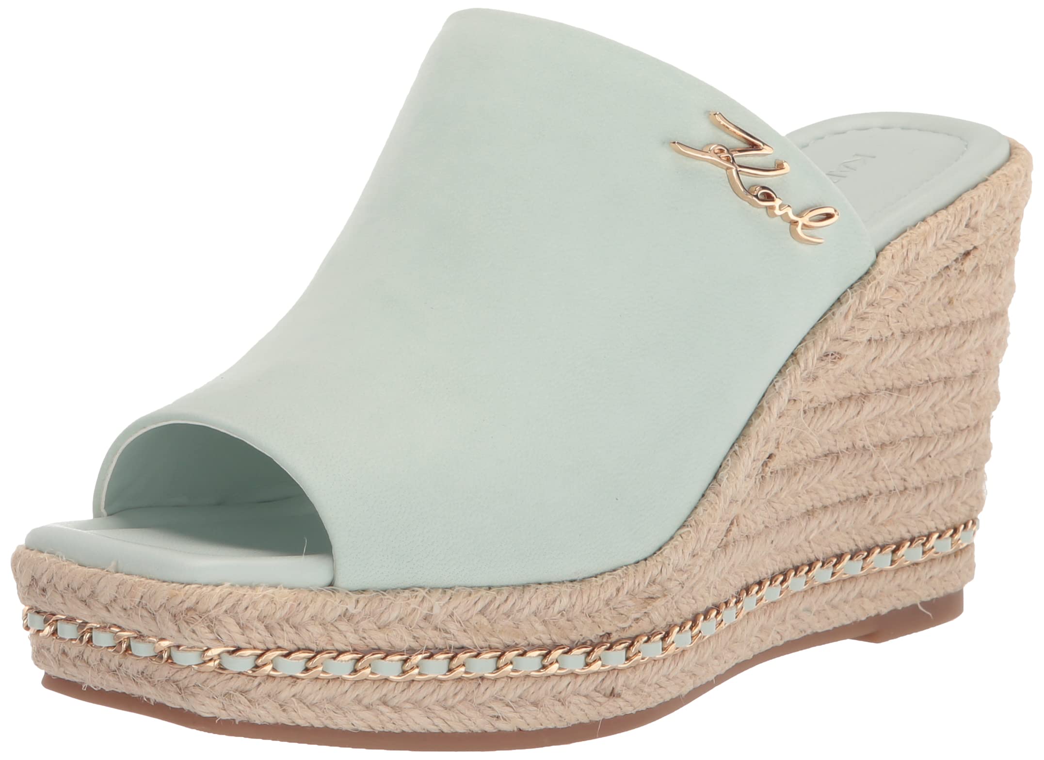 KARL LAGERFELDParis Women's Corissa Slip-On Espadrille Wedge Sandal