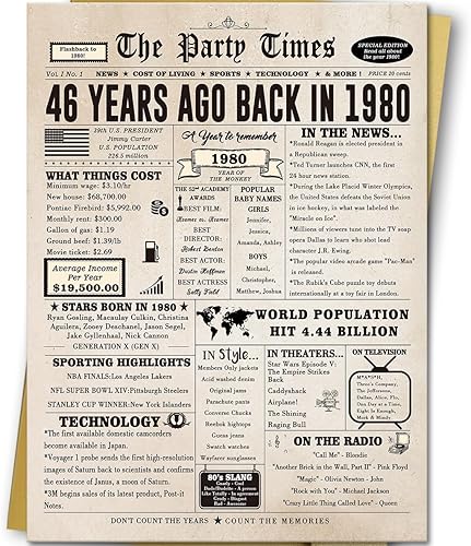 Miniatura 10 de Tarjeta de cumpleaños número 76 para mujeres y hombres, regalos de cumpleaños grandes para mamá, papá, abuelo, abuela, decoraciones retro de