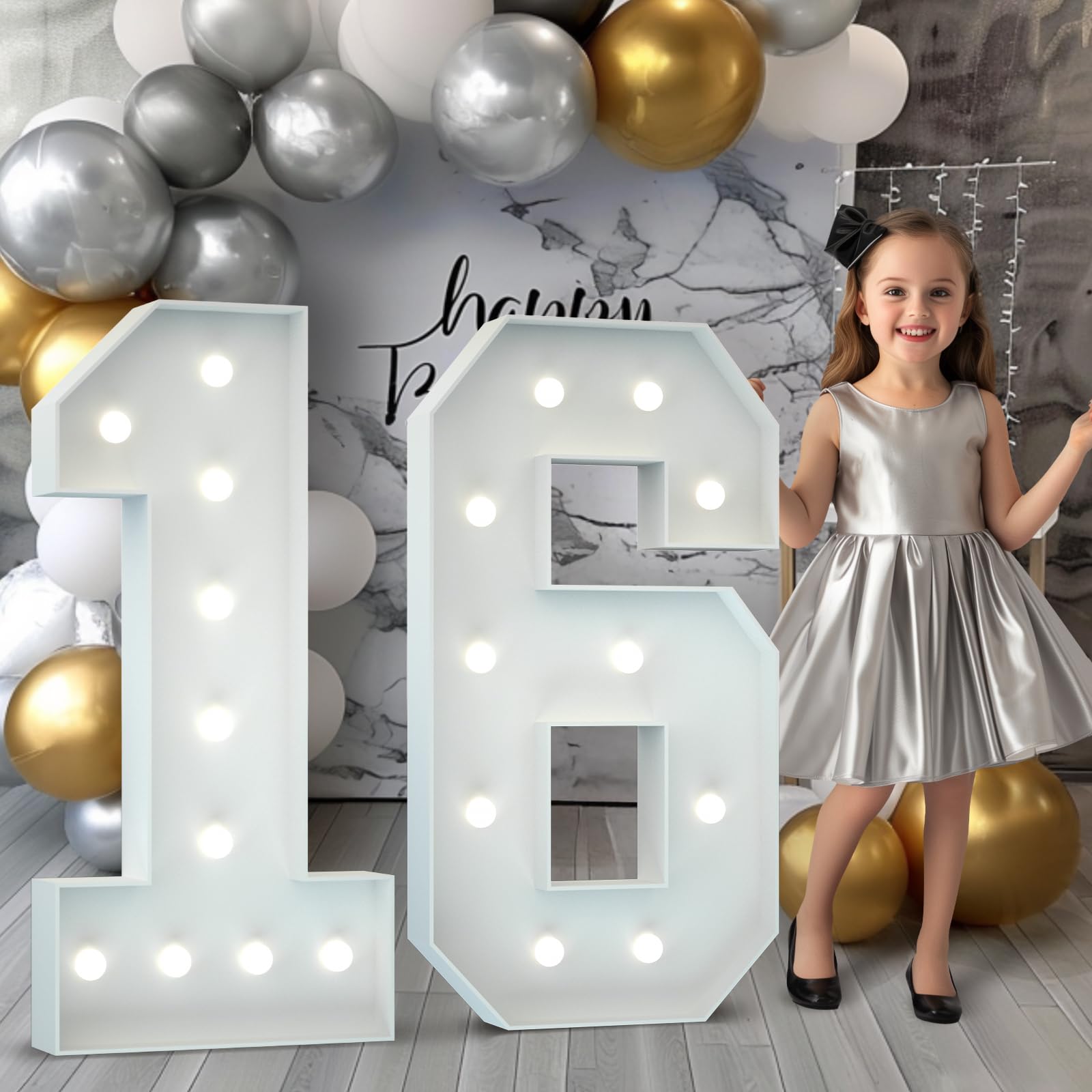 Sweet 16 Number Light