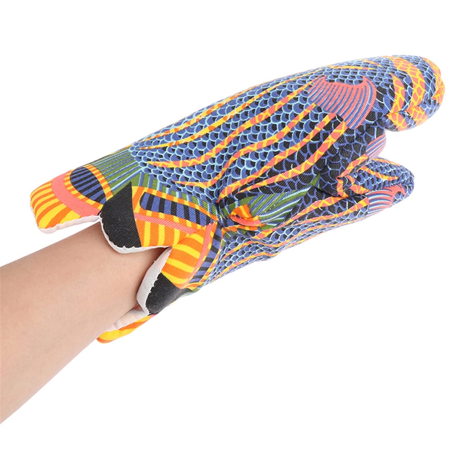 Gants de Cuisine en Coton épais, résistants à la Chaleur, for, Le Micro-Ondes, isolés, antidérapants(Fish Shape)