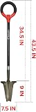 Radius Garden 23311, Root Slayer Perennial Shovel, Red - 2
