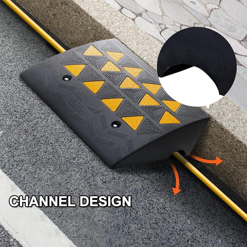Rampas for Coches, Rampas de Umbral, Rampa de Acera de 8 Cm De Altura, Elevador de Coches de Entrada, Rampas Portátiles for Escalones