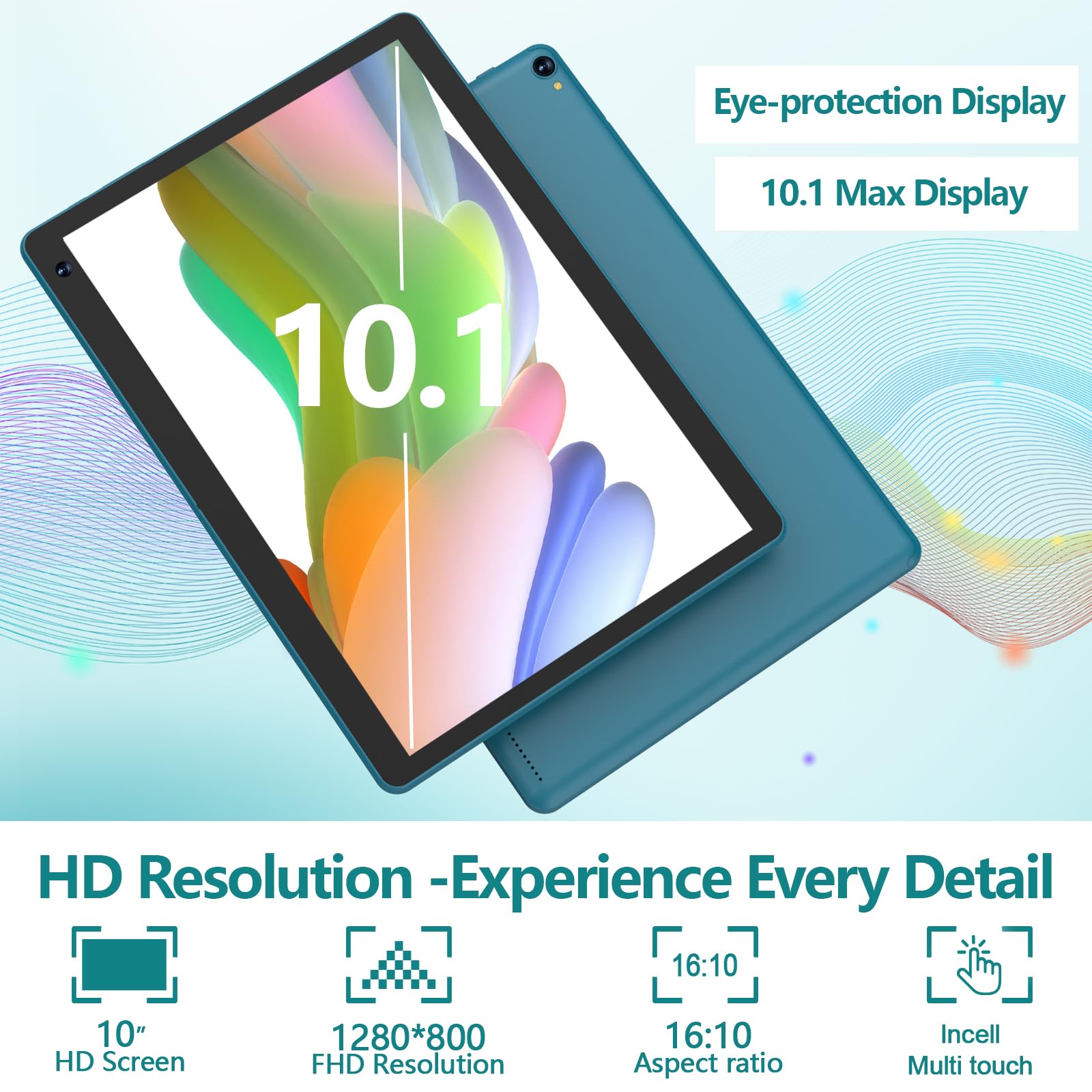 Amazon.co.jp: 10インチAndroid 15タブレット、6GB RAM 32GB ROM