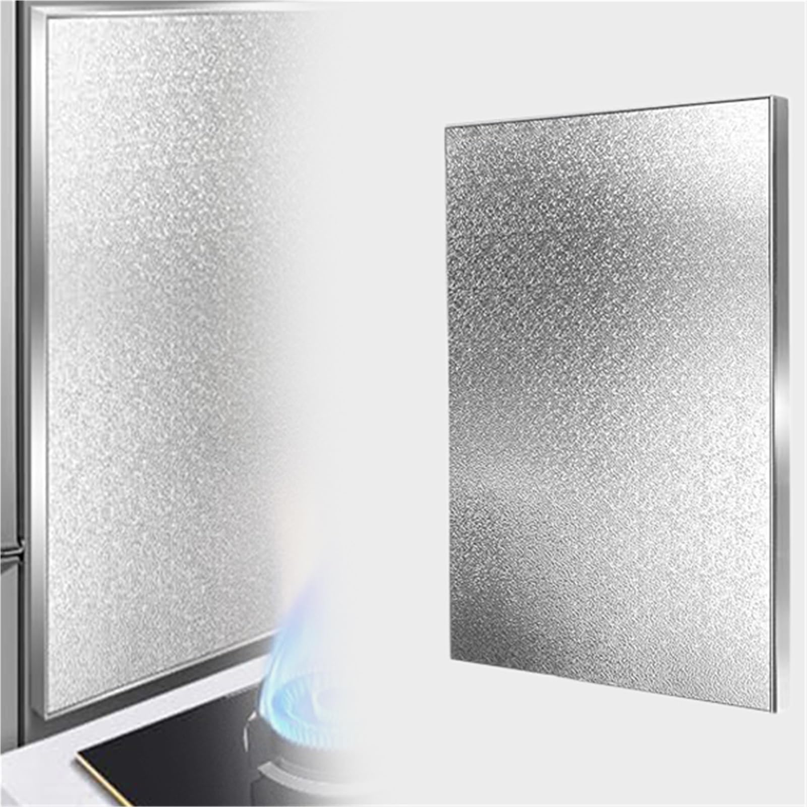 Pannello Isolante per Frigorifero e fornello, Pannello da Cucina Resistente al Calore in Lega di Alluminio 70x40cm, Pannello Isolante per refrigerazione e Cottura a Prova di Olio, Protezione