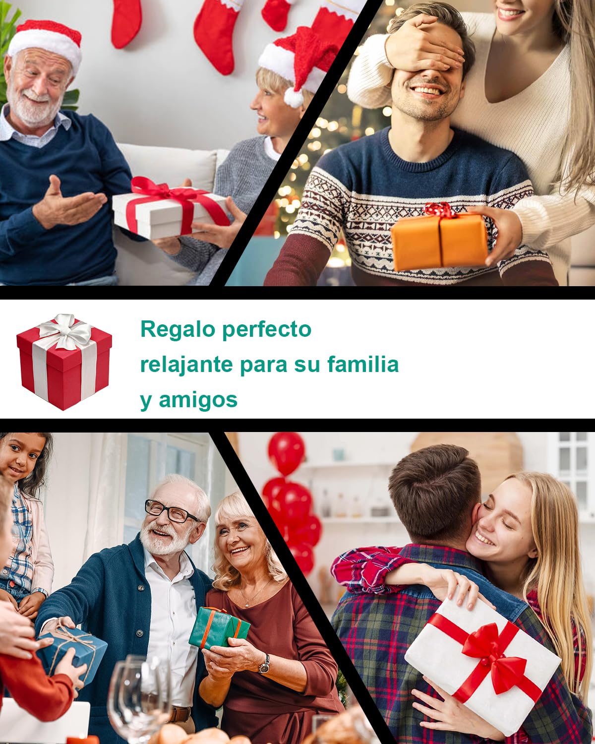 LAOBEN Masajeador De Pies Shiatsu Con CalefaccióN, Masaje De Tejido Profundo, Masajea Los MúSculos De Piernas Y Pies, Masajeador De Pies Con Rodillos De Masaje, Regalo Para Mamá, Papá Y Amigos