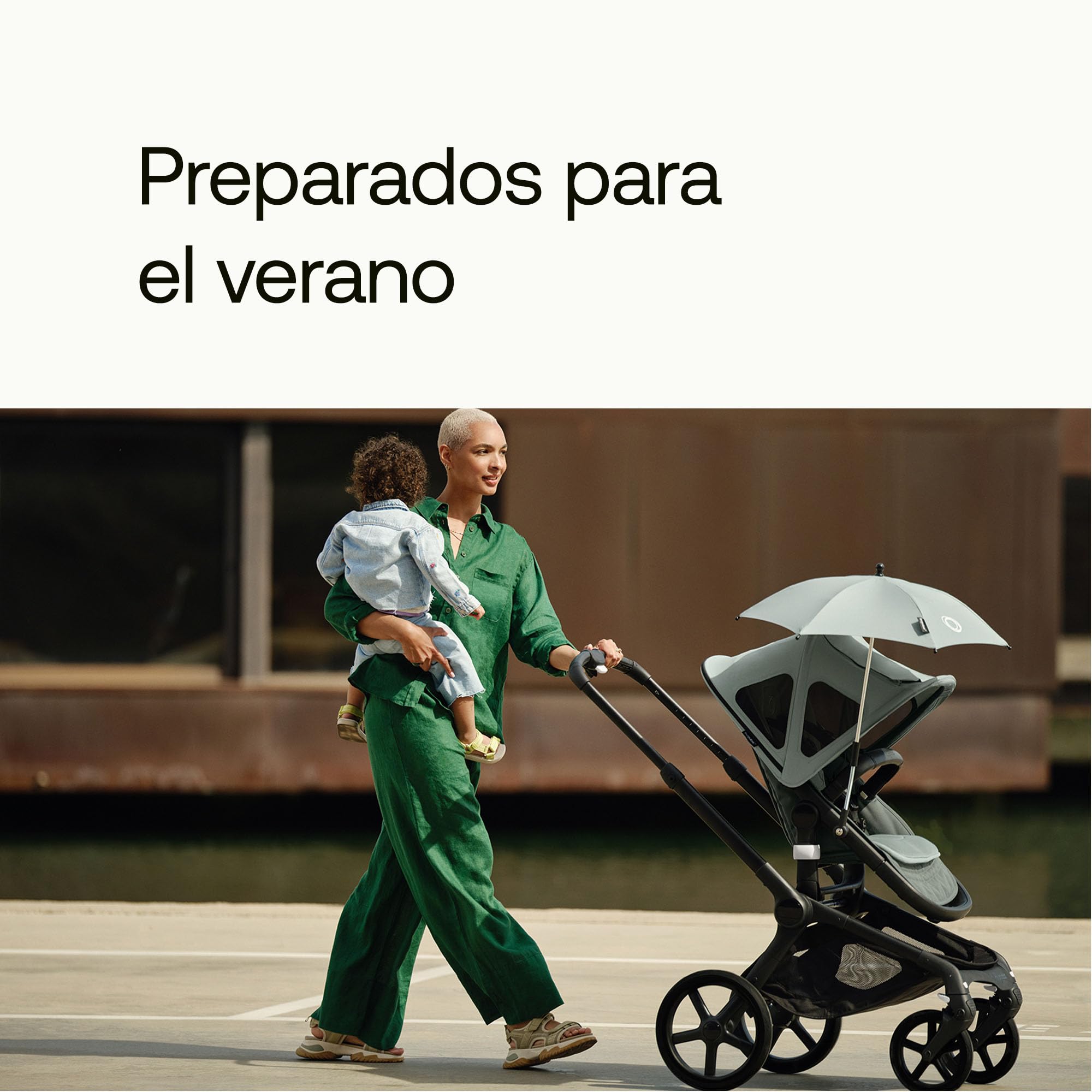 Bugaboo Breezy - Toldo solar con paneles de ventilación y mosquitera integrada, compatible con cochecitos Fox, Kangaroo, Cameleon 3 y Lynx, tela UPF 50+ y protección repelente al agua, cereza oscura