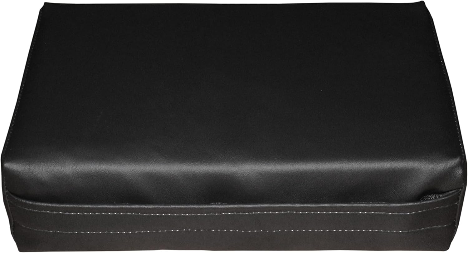 Rehabilitation Advantage Body Positioning Black Rectangle Bolster 12 Inch x 8 Inch x 3 Inch