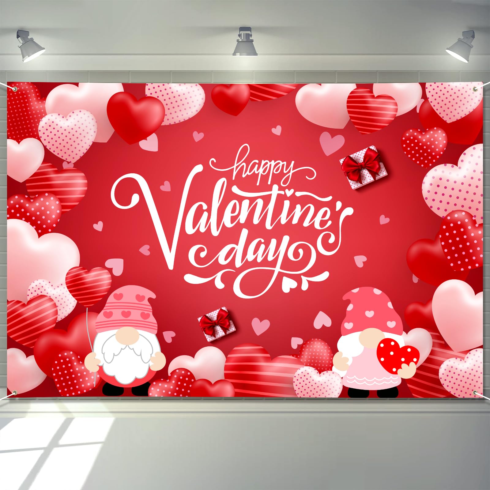 Amazon.com: Arosche Large Valentines Day Banner 72