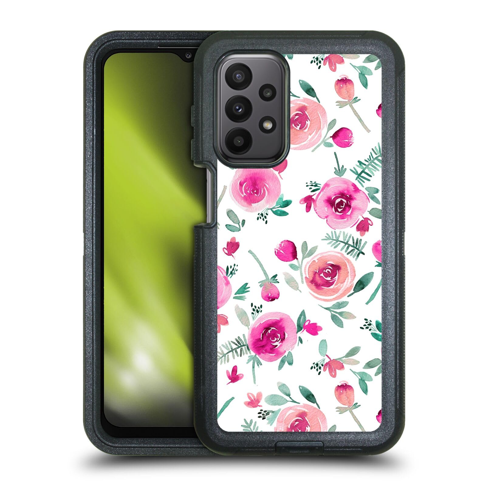 Étui antichoc pour Samsung Galaxy A23 Coque Ninola Roses - 8