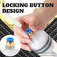 Vista 4 de Lothee Paquete de 2 Extractores de Fluidos Automotrices de 500cc, Bomba Extractora de Aceite, Bomba de Jeringa Manual con Manguera de Succión Manual