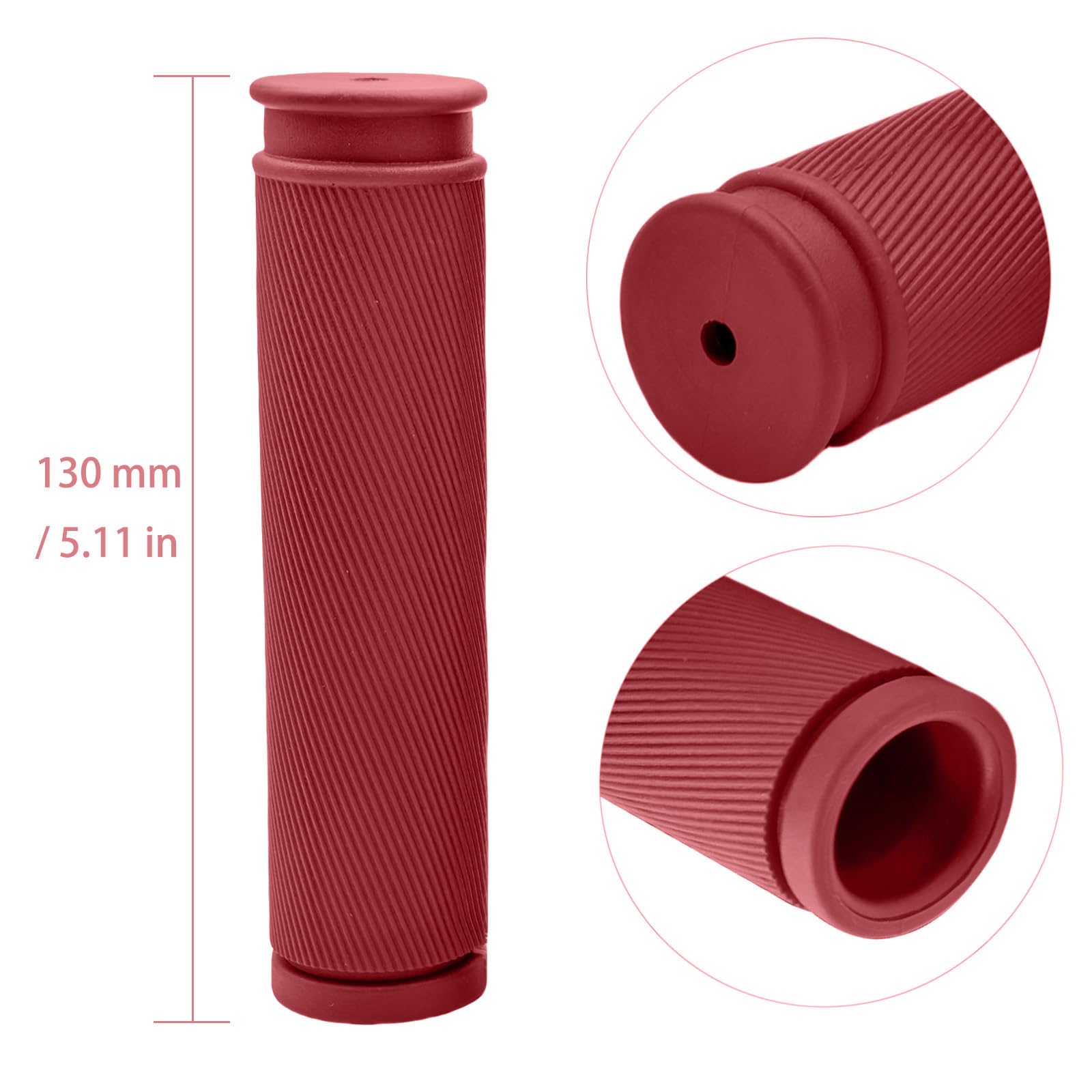 TIKBRO Bike Handlebar Grips 2 works Comfortable Anti-Slip Rubber Mountain Bicycle Handle Grips for MTB BMX - Image 4