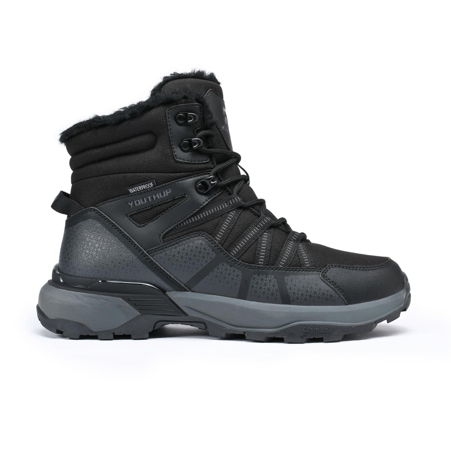 YOUTHUP bottes neige homme Antidérapantes bottes randonnée hiver