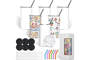 BetterSub 15oz Sublimation Tumblers Black Double Wall Insulated Tumblers