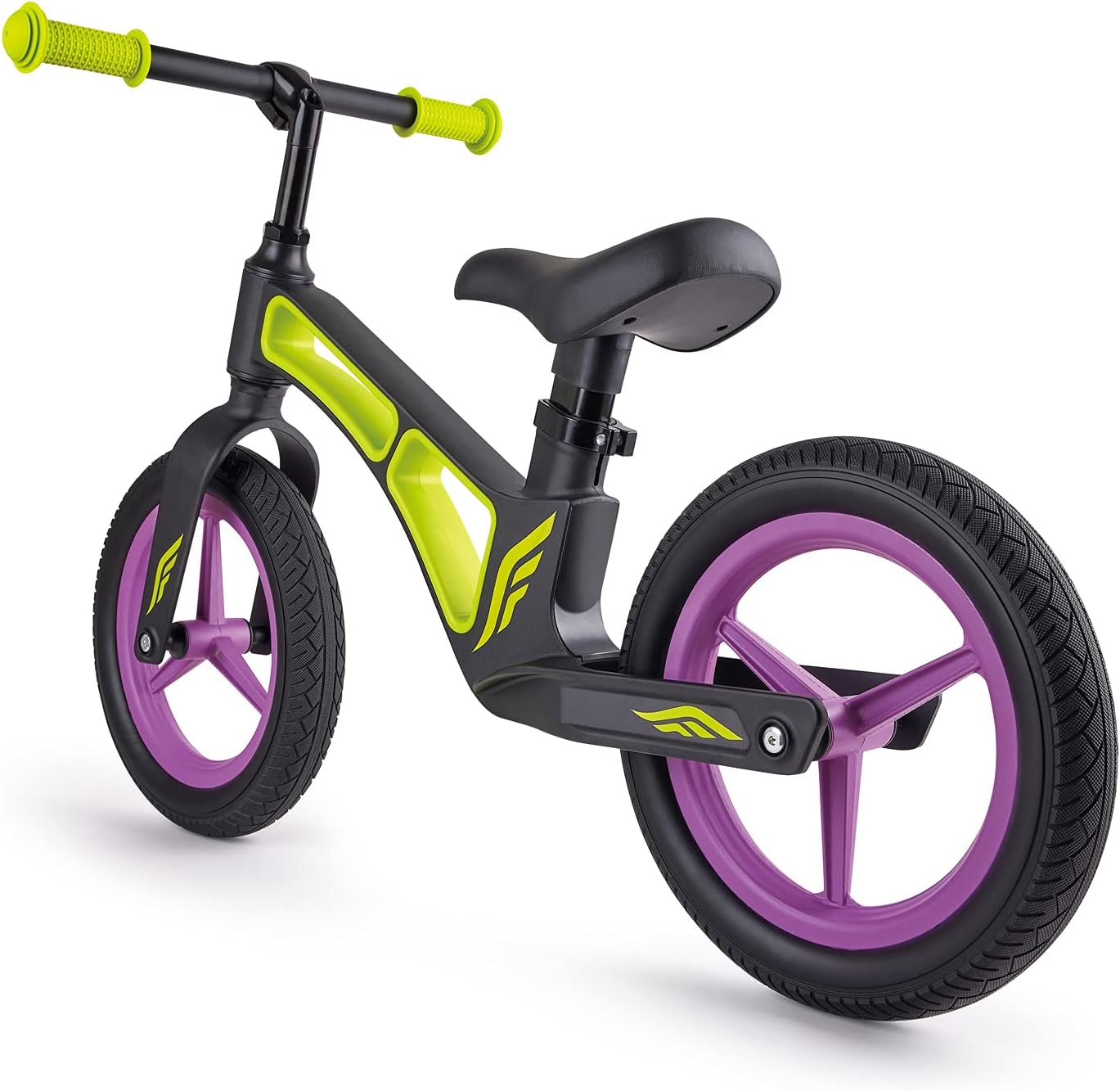 Hape Balance Bike Ultra Light Magnesium Frame for Kids 3 to 5 Years|12" Flat Free PU Tires|Adjustable Handlebar and Seat No Pedal Kids Bicycle, Toucan Green : Everything Else