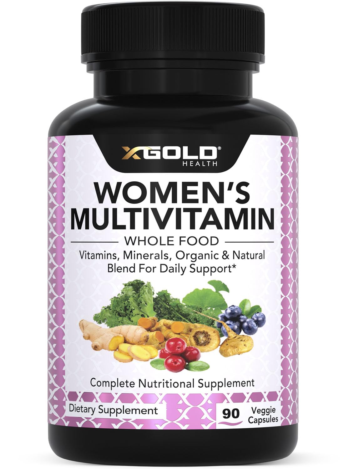 X Gold Health Vegan Women's Daily Multivitamin 50 Plus