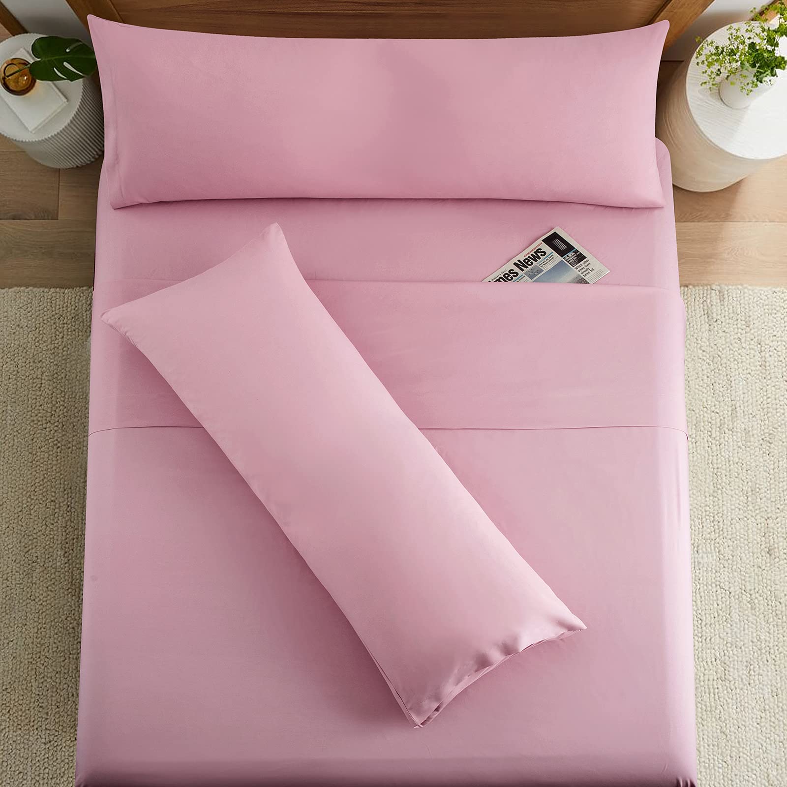 ⭐美品　枕 Amazon｜SiinvdaBZX 抱き枕カバー 2枚 20インチ x 54インチ 抱き枕