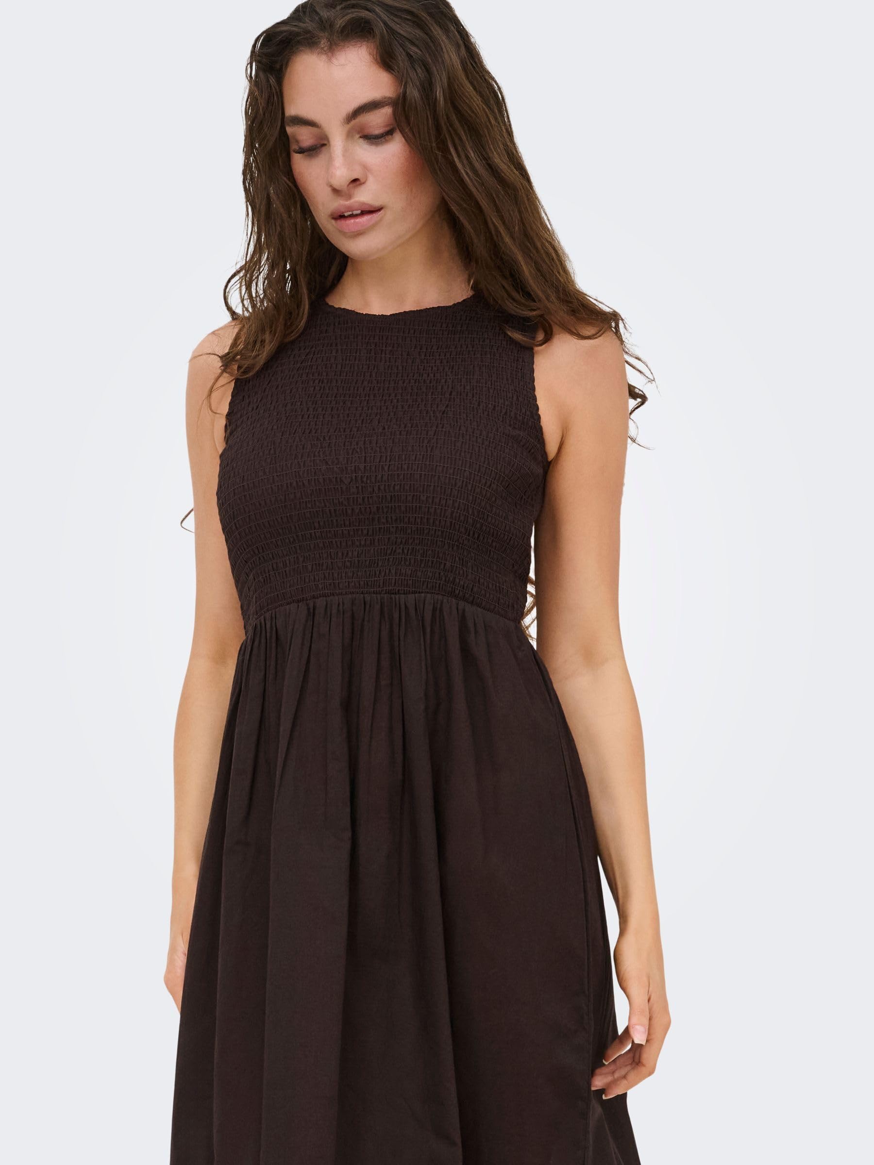 JDY Jdydiego S/L Smock Midi Dress WVN Jdy Diego S/L Smock Midi Dress WVN Femme (Lot de 1)
