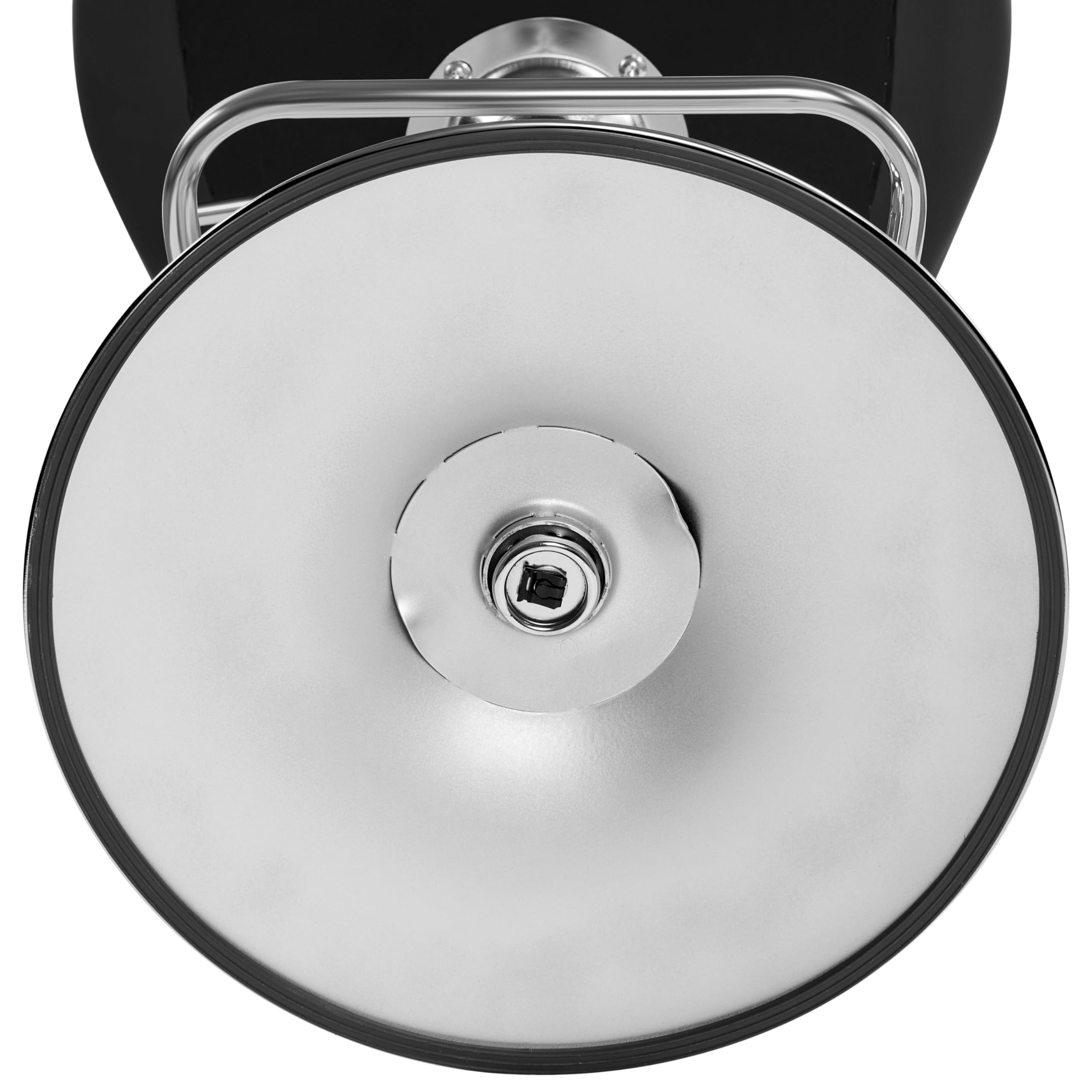 Yaheetech Juego de 1 taburete de bar regulable en altura, giratorio 360°, taburete acolchado con piel sintética para cocina, bar, salón, comedor, color negro
