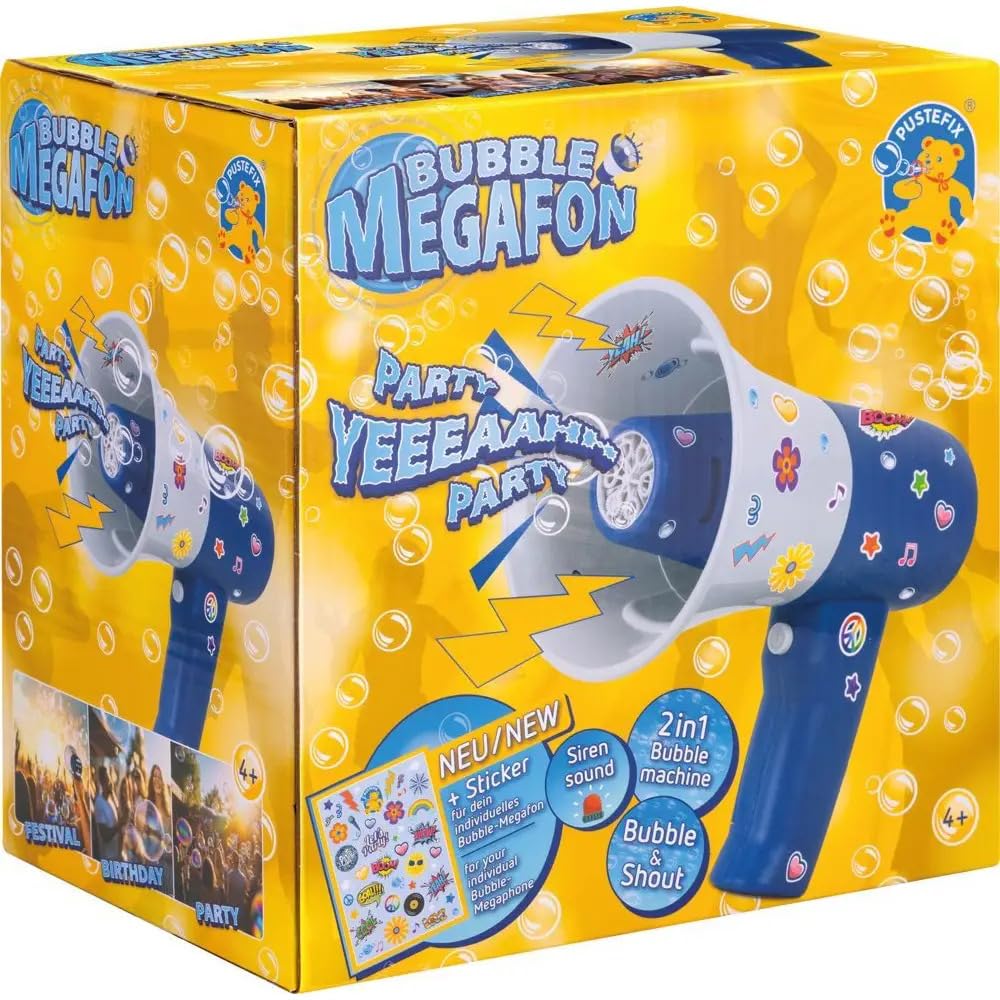 PUSTEFIX Bubble Megaphone