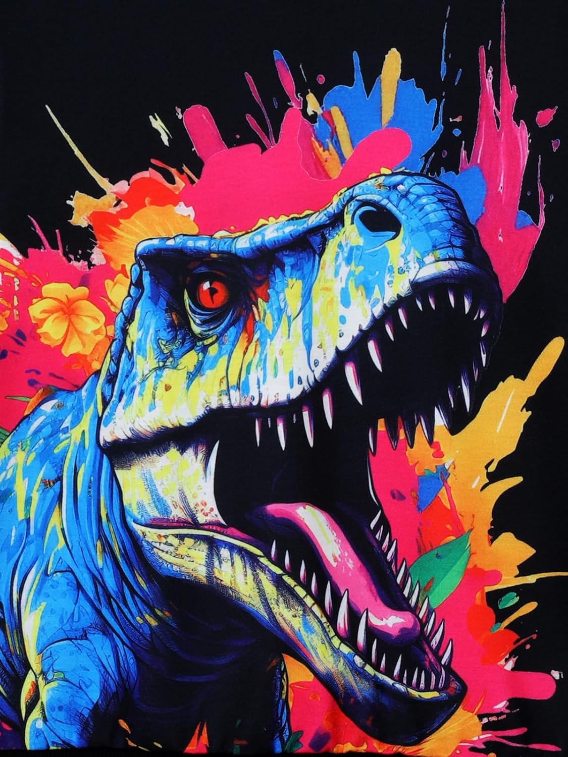 Ochine Toddler Boy Clothes T-Rex Dinosaur Print Long Sleeve Pullover Sweatshirt Tops Pants 2Pcs Boys Fall Winter Outfits 2-8T - Image 8