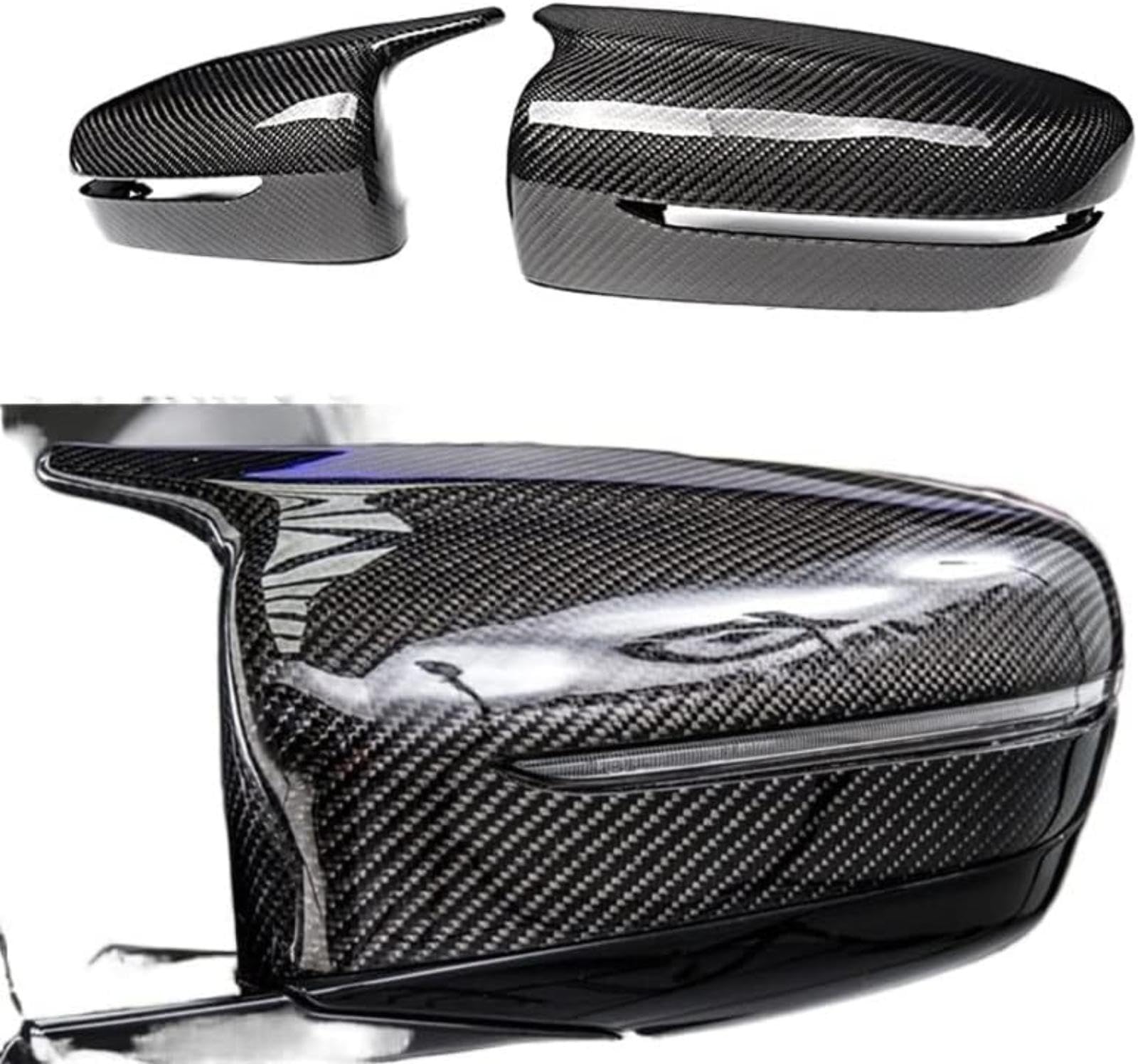 Dla Bmw G30 G31 G11 G12 G14 G15 8 7 5 serii 2018-2020 wymiana lusterko wsteczne boczne osłony na lusterka tylna pokrywa Obudowa lusterka auta (Glossy Black lhd)